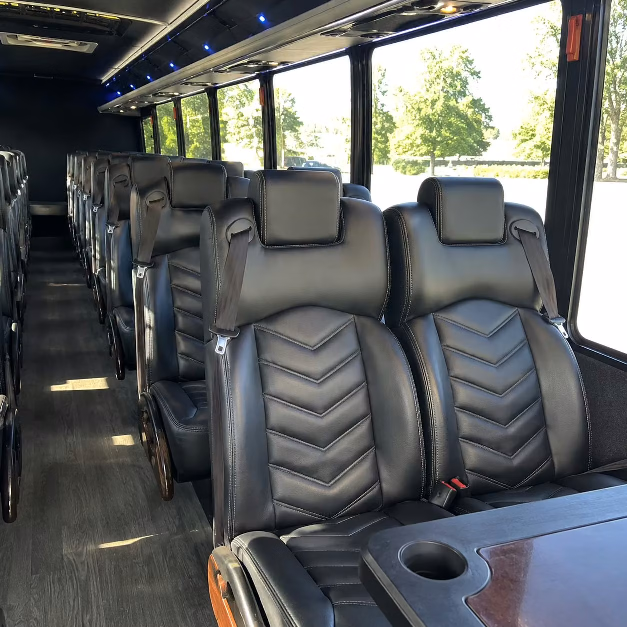 25 passenger minibus inside