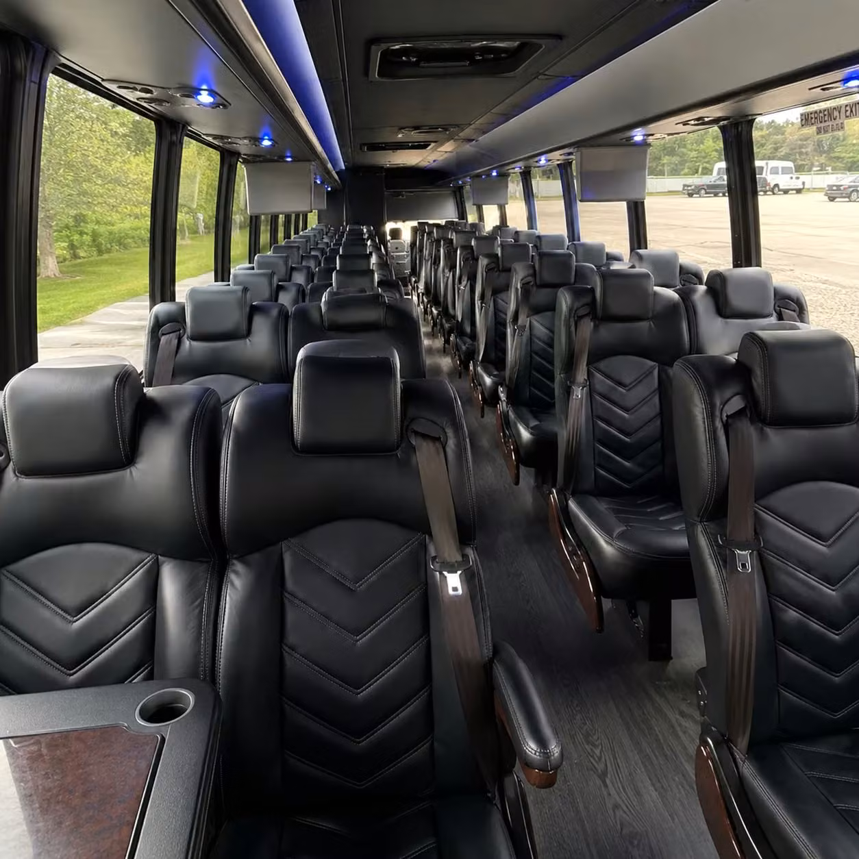 28 passenger minibus inside