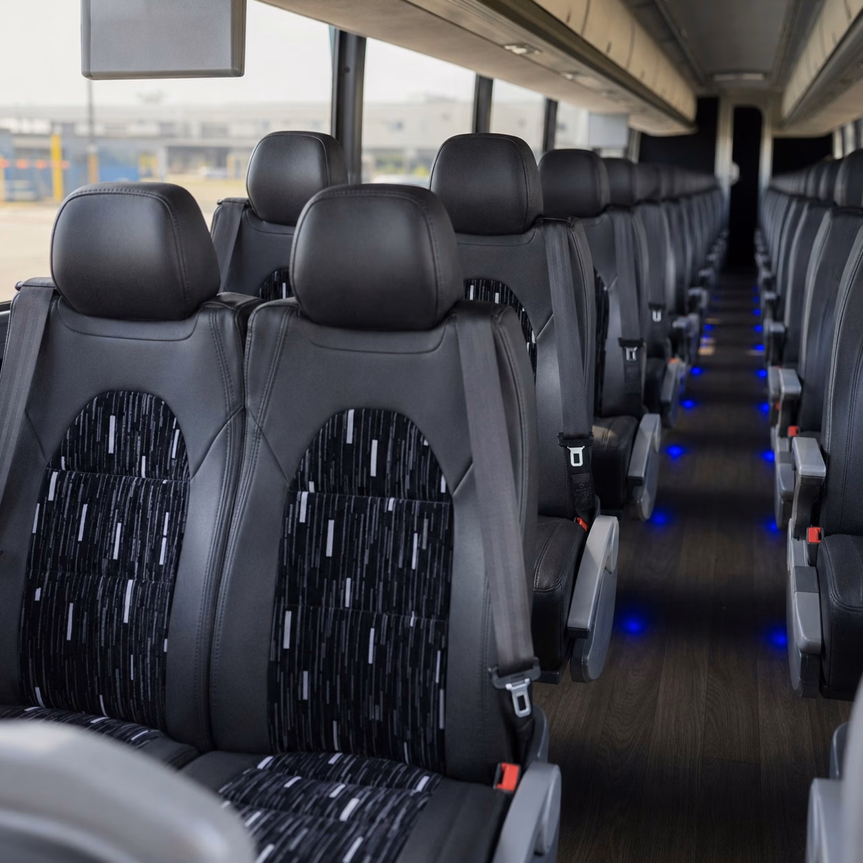 brentwood charter bus interior gallery