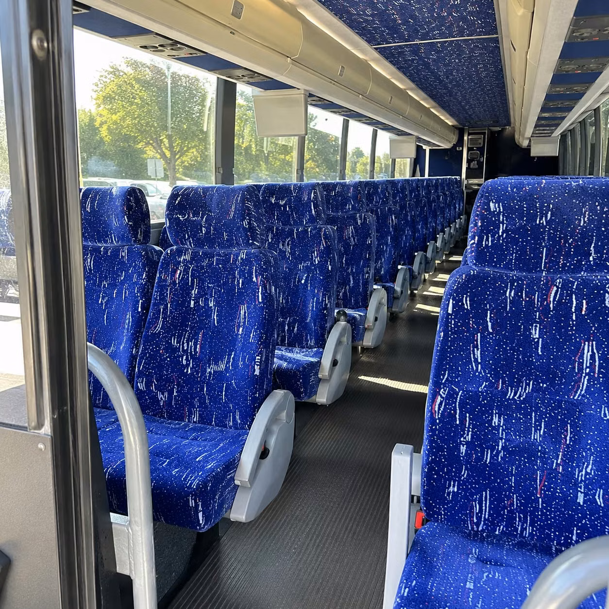 brentwood charter bus interior