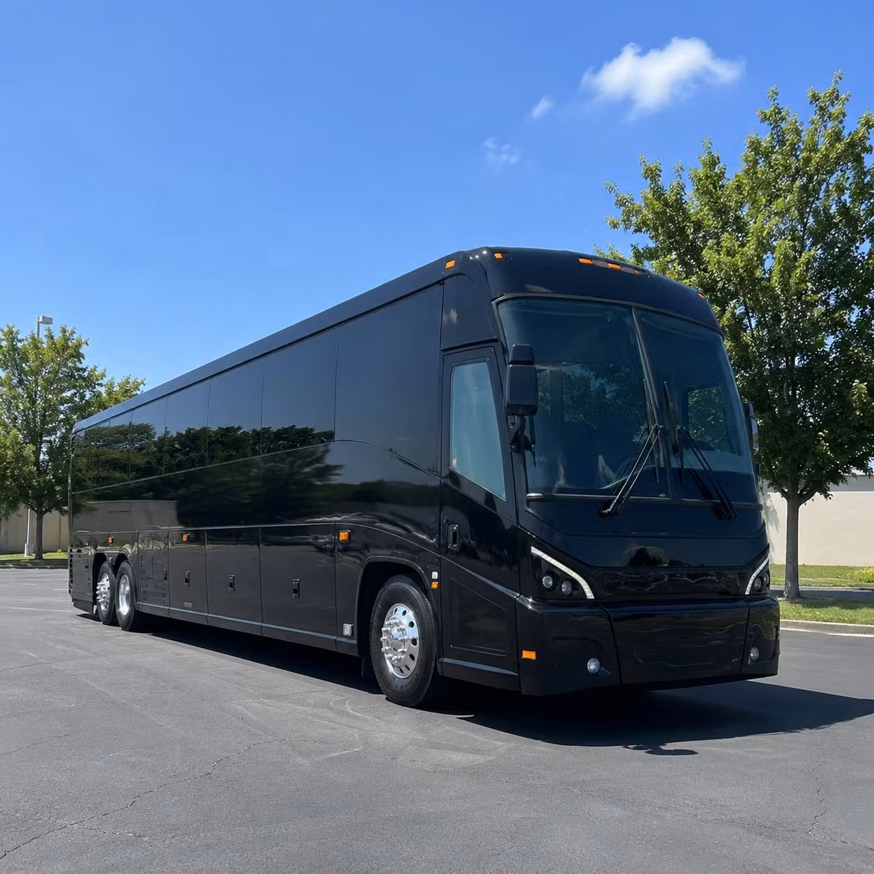charter buses for large brentwood weddings with 50 100 or even more guests to move