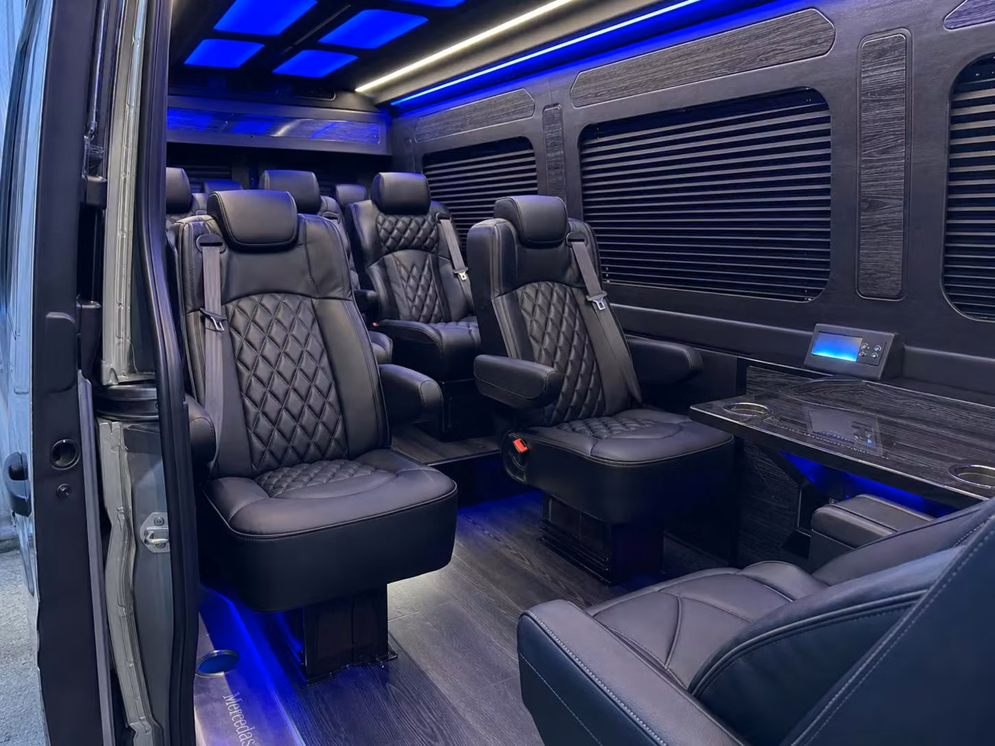 sprinter van transportation for groups and events across brentwood