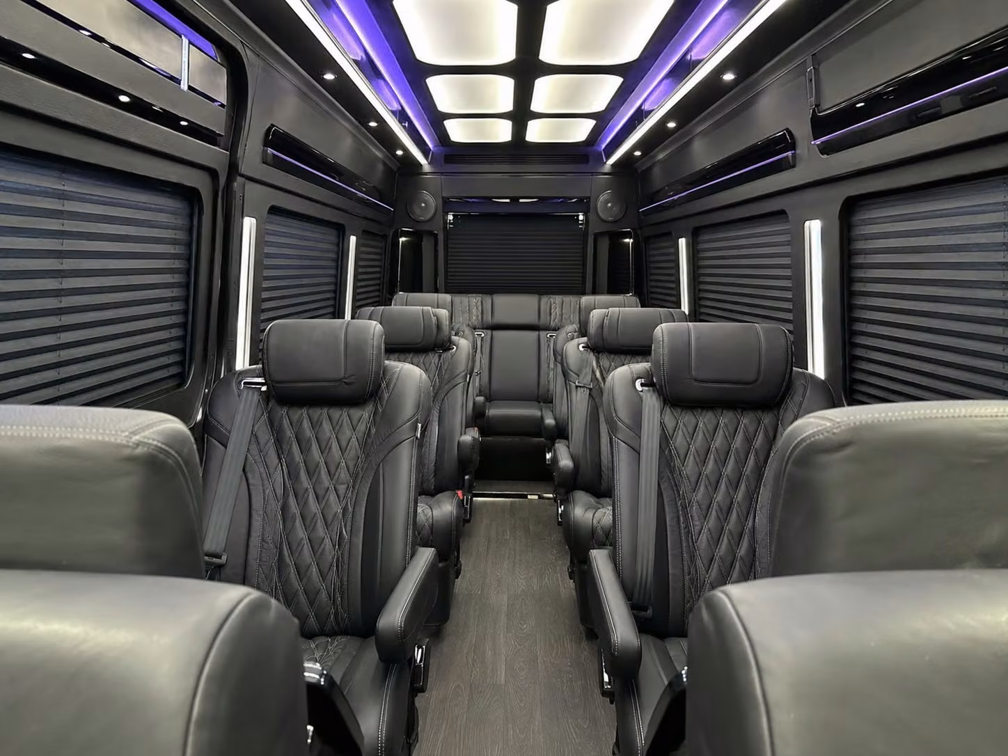 sprinter van with driver interior